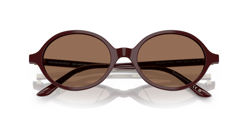 Burgundy - 0OV5574SU 827934505988 Oliver Peoples Sunglasses Woman Oval