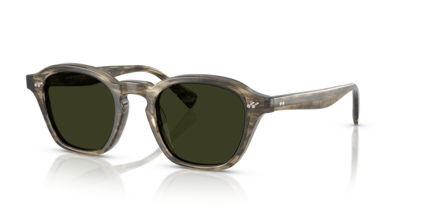 Soft Olive Bark - 0OV5580SU 827934507272 Oliver Peoples Sunglasses Unisex Square