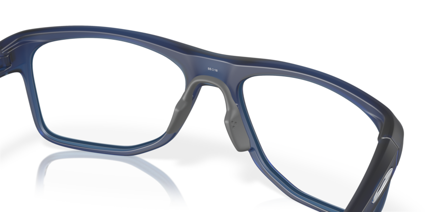 0OX8144 - Oakley Frame - Blue - (Satin Transparent Blue 814403) - 55 - 18 - 143 MM - Ardor Eyewear 888392613370