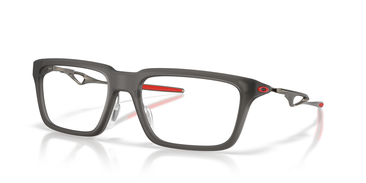 0OX8211D Satin Grey Smoke three quarter view image 1 barcode 888392697806