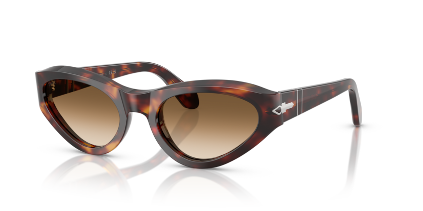 Havana - 0PO0052S 8056262257241 Persol Sunglasses Woman Butterfly