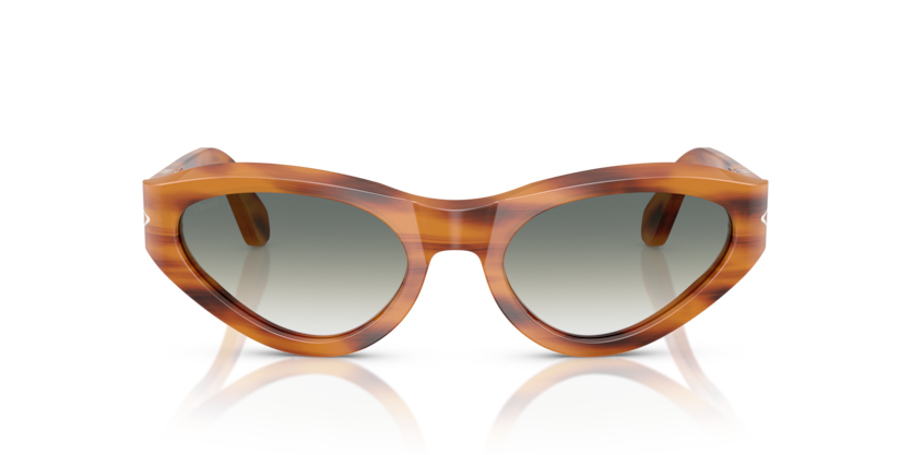 Striped Brown - 0PO0052S 8056262263426 Persol Sunglasses Woman Butterfly