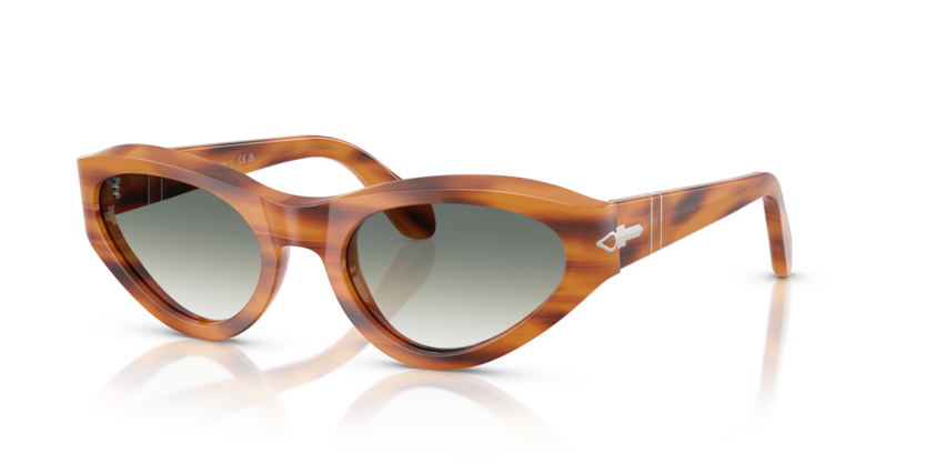 Striped Brown - 0PO0052S 8056262263426 Persol Sunglasses Woman Butterfly