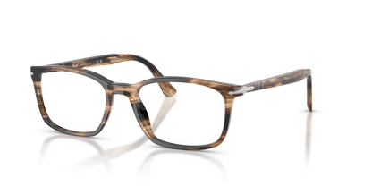 0PO3189V Striped Black & Greish Brown three quarter view image 1 barcode 8056262570821