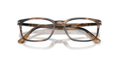 0PO3189V Striped Black & Greish Brown close front view image 6 barcode 8056262570821