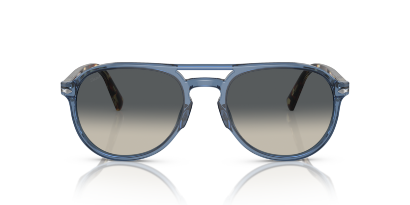 0PO3235S - Persol - (Transparent Navy) Light Grey Gradient Dark Grey - 55 - 20 - 145 MM - Ardor Eyewear 8056597971409