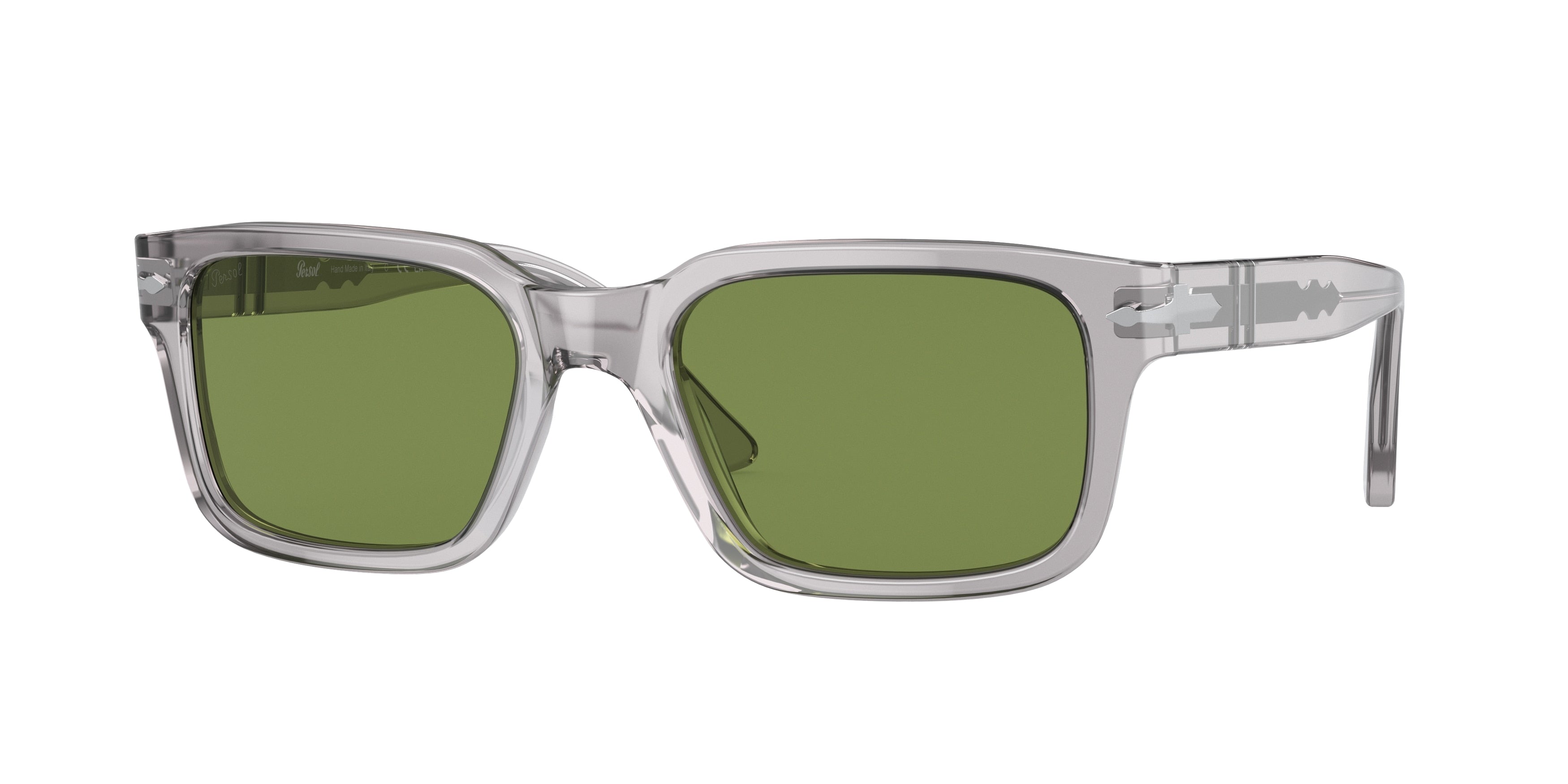 0PO3272S - Persol - (Transparent Grey) Green - 53 - 20 - 145 MM - Ardor Eyewear 8056597831291