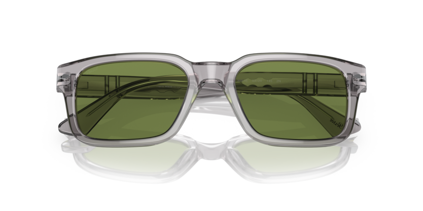 0PO3272S - Persol - (Transparent Grey) Green - 53 - 20 - 145 MM - Ardor Eyewear 8056597831291