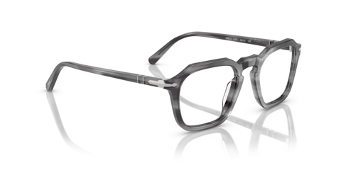 Striped Grey - 0PO3292V 8056262356456 Persol Eyeglasses Unisex Square