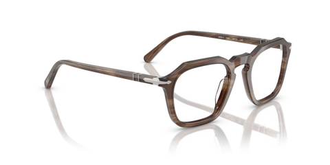 Striped Brown - 0PO3292V 8056262356470 Persol Eyeglasses Unisex Square