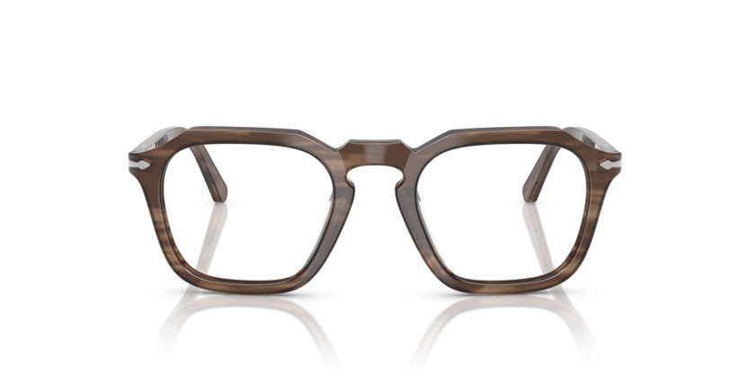 Striped Brown - 0PO3292V 8056262356470 Persol Eyeglasses Unisex Square