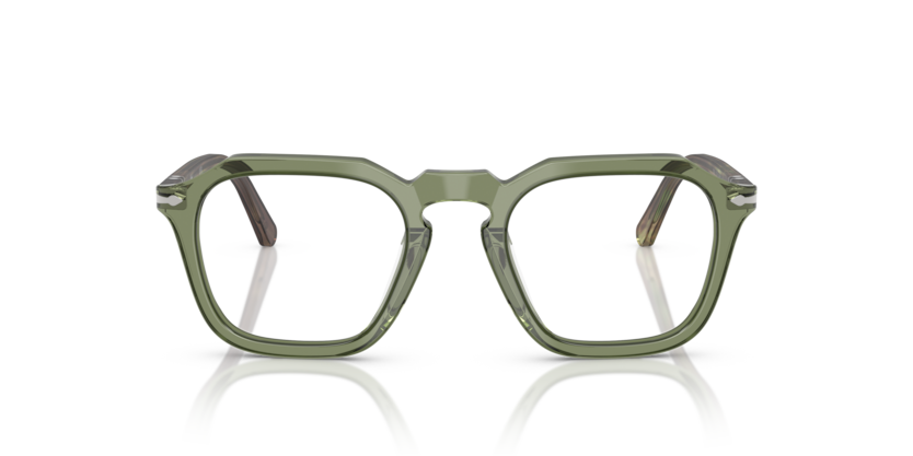 Transparent Green - 0PO3292V 8056262492154 Persol Eyeglasses Unisex Square