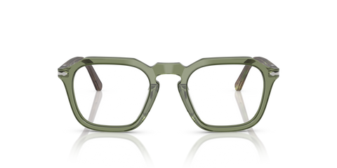 Transparent Green - 0PO3292V 8056262492154 Persol Eyeglasses Unisex Square