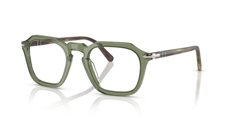 Transparent Green - 0PO3292V 8056262492154 Persol Eyeglasses Unisex Square