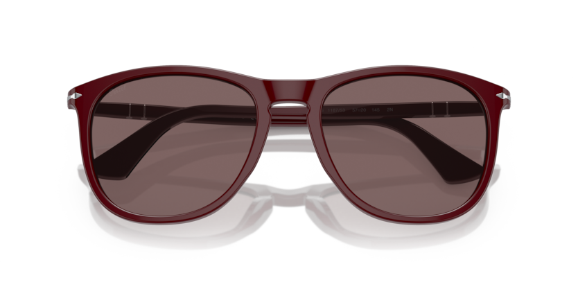 0PO3314S - Persol - (Solid Deep Burgundy) Violet - 57 - 20 - 145 MM - Ardor Eyewear 8056597823678