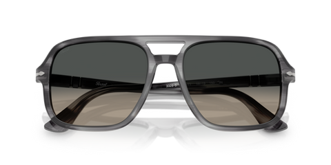 Striped Grey - 0PO3328S 8056262355923 Persol Sunglasses Man Pilot