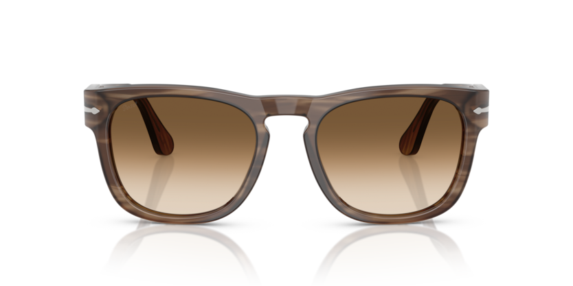 Striped Brown - 0PO3333S 8056262356326 Persol Sunglasses Unisex Square