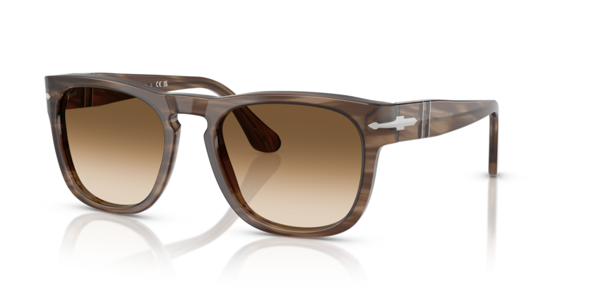 Striped Brown - 0PO3333S 8056262356326 Persol Sunglasses Unisex Square