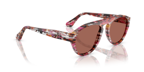 Cyclamen/Khaki - 0PO3370S 8056262355824 Persol Sunglasses Unisex Pilot