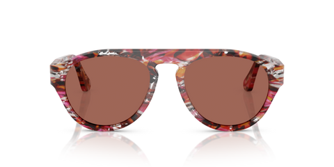 Cyclamen/Khaki - 0PO3370S 8056262355824 Persol Sunglasses Unisex Pilot