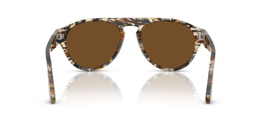 Amber Brown/Pirate Black - 0PO3370S 8056262355848 Persol Sunglasses Unisex Pilot