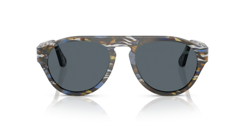 Frost Grey/Nautical Blue - 0PO3370S 8056262355862 Persol Sunglasses Unisex Pilot