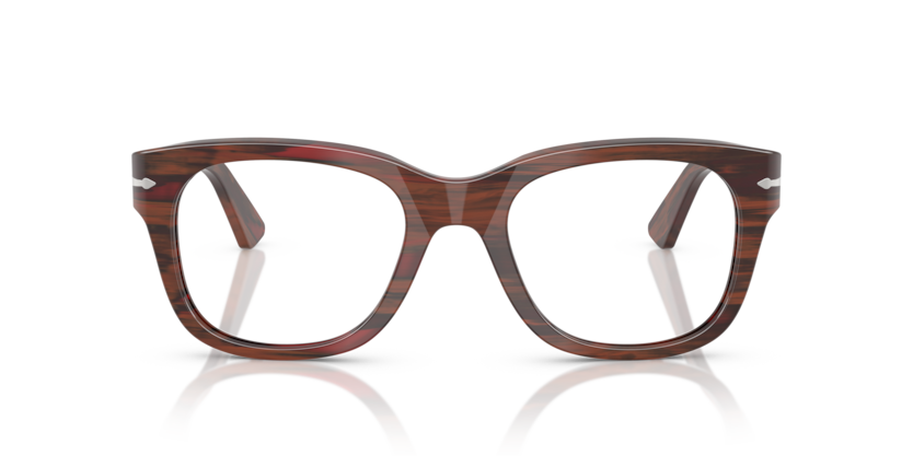 Striped Burgundy - 0PO3372V 8056262360293 Persol Eyeglasses Unisex Square