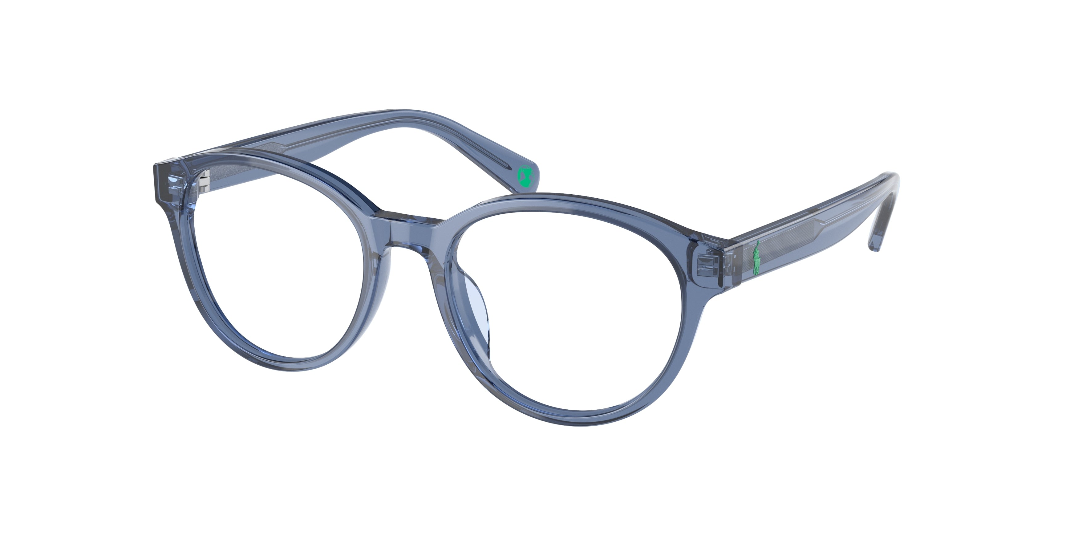 0PP8546U - Polo Prep - Blue - (Shiny Transparent Blue 6092) - 49 - 17 - 130 MM - Ardor Eyewear 8056597829670