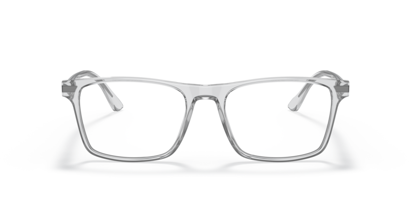 Transparent Grey - 0PR 01WV 8056597448512 Prada Eyeglasses Man Rectangle