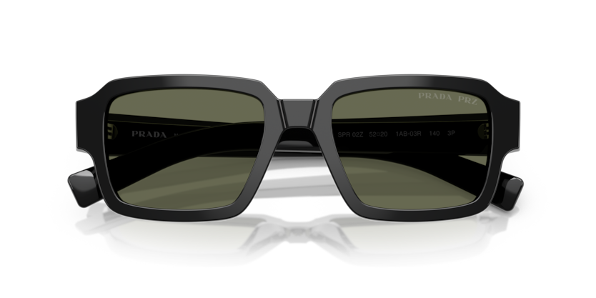 Black - 0PR 02ZS 8056262346945 Prada Sunglasses Man Square