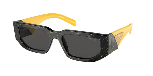 0PR 09ZS - Prada - Black Yellow Marble - 54MM - Ardor Eyewear 8056597744164