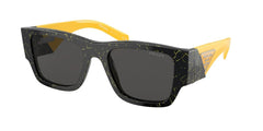 0PR 10ZS - Prada - Black/Yellow Marble - 54MM - Ardor Eyewear 8056597745857