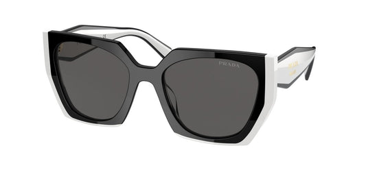 0PR 15WS - Prada - (Black/Talc) Dark Grey - 54 - 19 - 140 MM - Ardor Eyewear 8056597437509