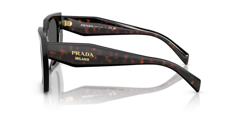 Root/Black - 0PR 15WS 8056262357460 Prada Sunglasses Woman Rectangle