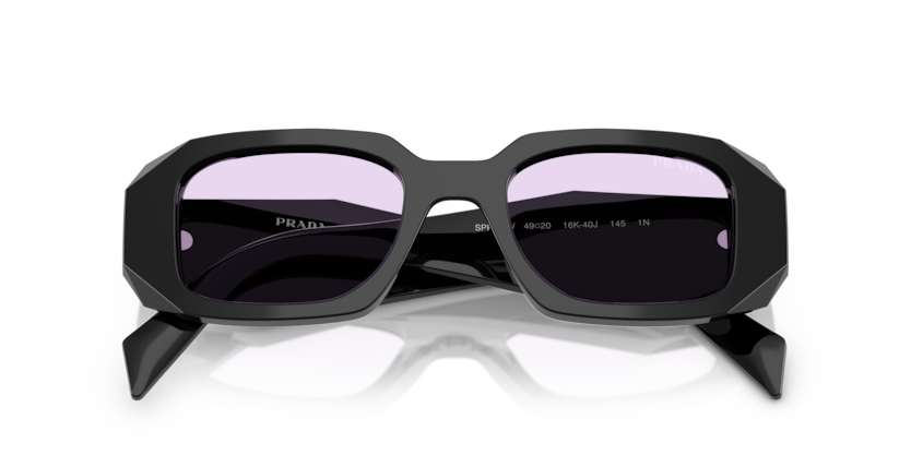 Black - 0PR 17WS 8056262360200 Prada Sunglasses Woman Rectangle