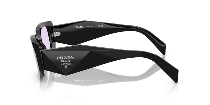 Black - 0PR 17WS 8056262360200 Prada Sunglasses Woman Rectangle