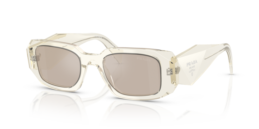 Transparent Champagne - 0PR 17WS 8056262360224 Prada Sunglasses Woman Rectangle