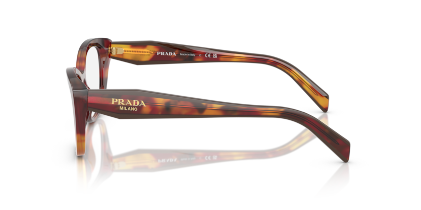 Poppy Tortoise - 0PR 19WV 8056262346693 Prada Eyeglasses Woman Cat Eye