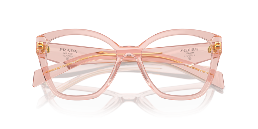 0PR 20ZV - Prada - Pink - (Transparent Peach 19Q1O1) - 52 - 17 - 145 MM - Ardor Eyewear 8056262079553