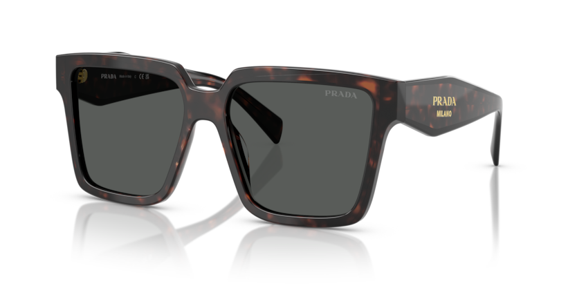 Root Tortoise - 0PR 24ZS 8056262357569 Prada Sunglasses Woman Square