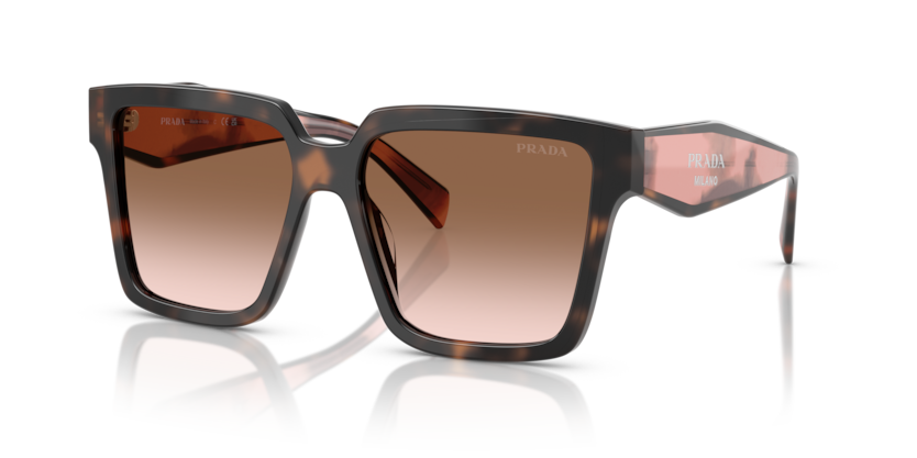 Mauve Tortoise - 0PR 24ZS 8056262357583 Prada Sunglasses Woman Square