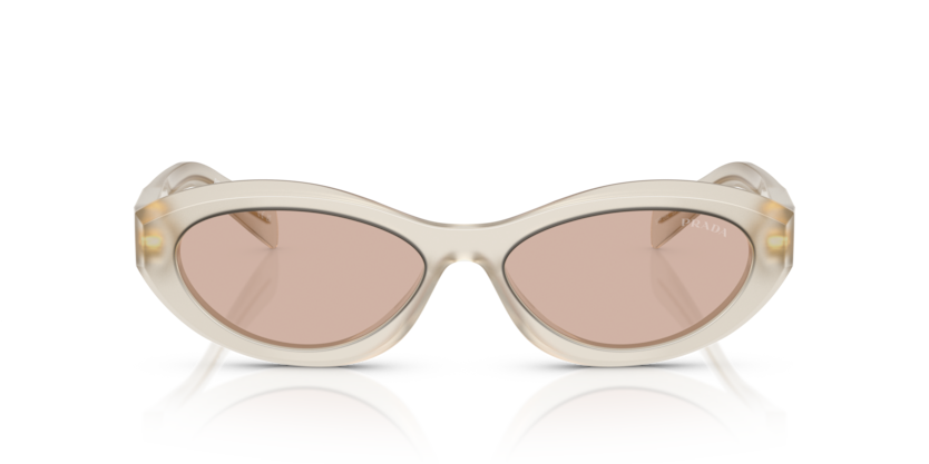 Opal Milk - 0PR 26ZS 8056262345405 Prada Sunglasses Woman Irregular