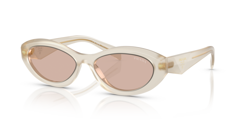 Opal Milk - 0PR 26ZS 8056262345405 Prada Sunglasses Woman Irregular