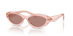 0PR 26ZS - Prada - (Transparent Peach) Light Brown - 55 - 16 - 145 MM - Ardor Eyewear 8056262083901