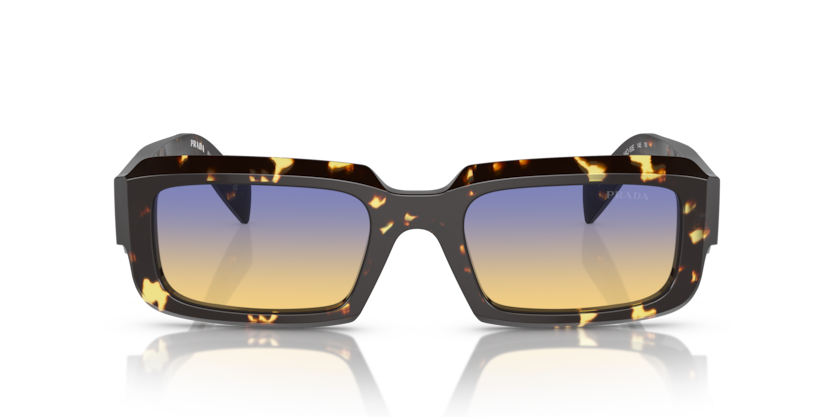 0PR 27ZS - Prada - (Black Malt Tortoise) Clear Fifty Yellow/Dark Blue - 54 - 21 - 145 MM - Ardor Eyewear 8056262084281