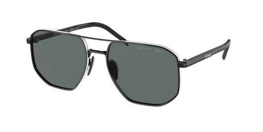 0PR 59YS - Prada - (Black) Polar Dark Grey Polarized - 57 - 18 - 145 MM - Ardor Eyewear 8056597628556