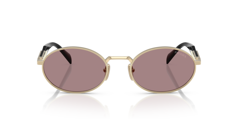 Pale Gold - 0PR 65ZS 8056262346570 Prada Sunglasses Woman Oval