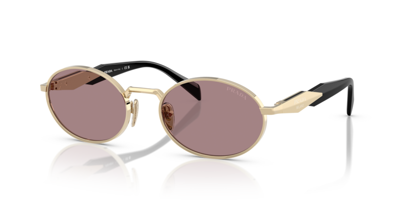 Pale Gold - 0PR 65ZS 8056262346570 Prada Sunglasses Woman Oval