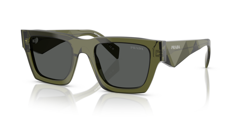 Transparent Military - 0PR A06S 8056262360064 Prada Sunglasses Man Pillow