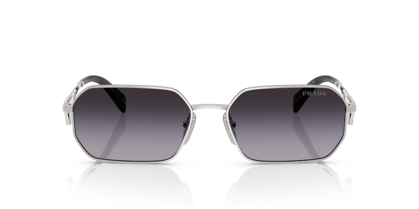 Silver - 0PR A51S 8056262346495 Prada Sunglasses Woman Irregular